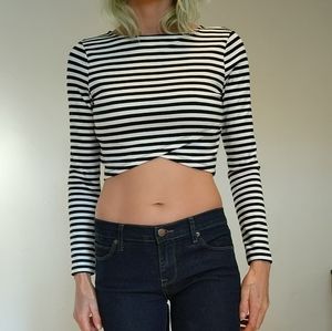 Striped Crop Top